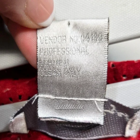 Vintage 90s Spiegel Suede Leather Jacket Plus Size 18 Laser Cut Scallop Western - Picture 8 of 8